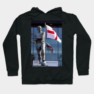 Bobby Moore Statue England Flag Wembley Stadium Hoodie